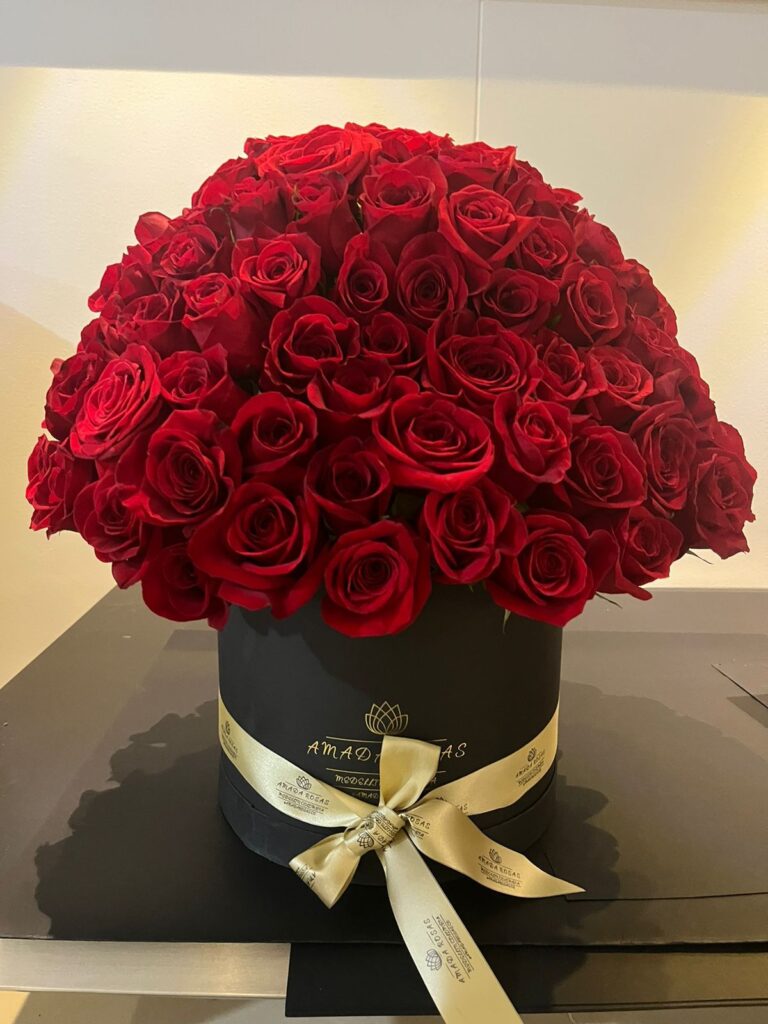 caja redonda grande bombon