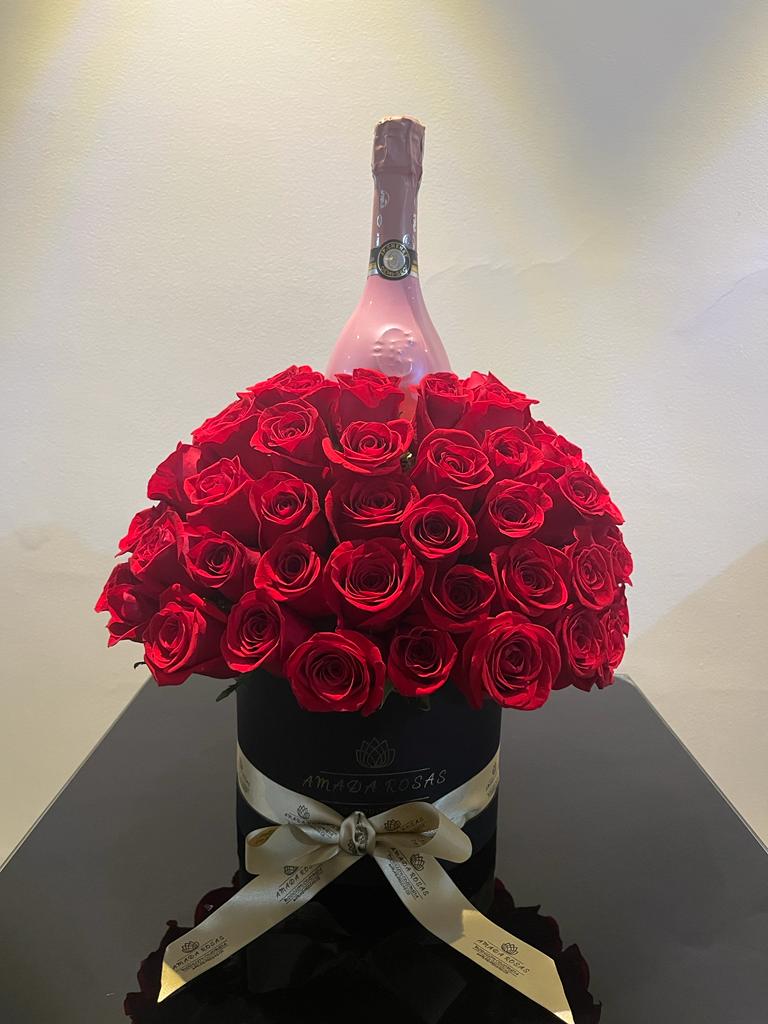 Arreglo de rosas premium en medellin San Valentin 2026-2027